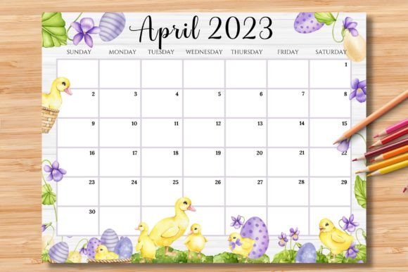 Download Editable/Fillable April 2023 Calendar - 2023 calendar Collection